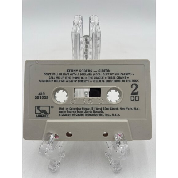 Kenny Rogers Gideon Album Cassette Tape 1980 Liberty Records Country Music Class - Picture 4 of 4